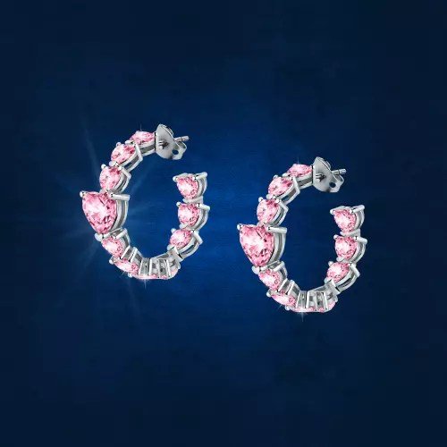 ORECCHINI CHIARA FERRAGNI BRAND DIAMOND HEART cod. J19AUV40