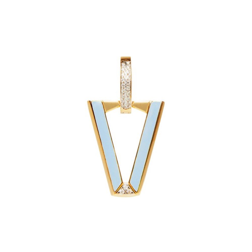 Mono Orecchino Valentina Ferragni Studio UALI POWDER BLUE