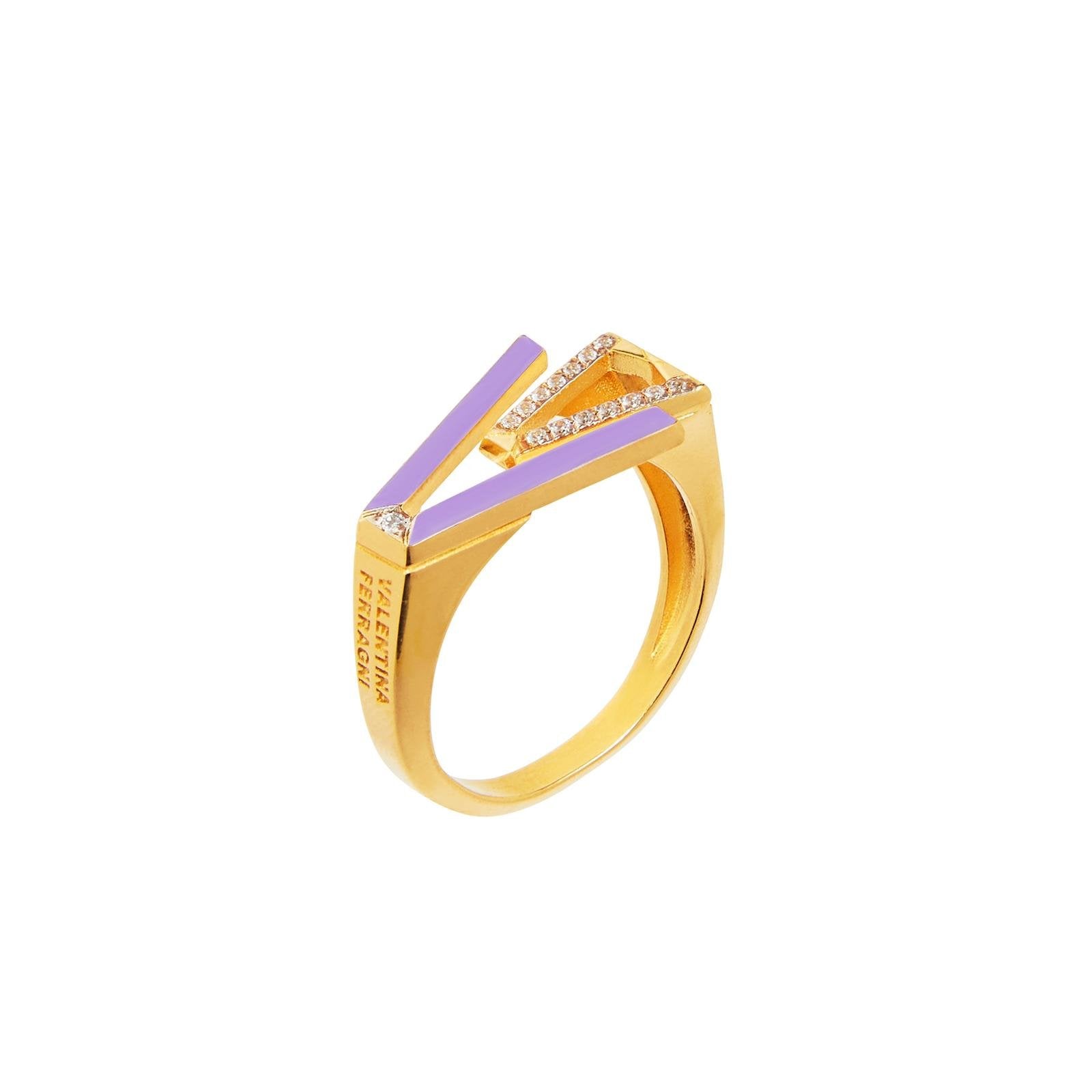 Anello Valentina Ferragni Mia Lilac
Argento