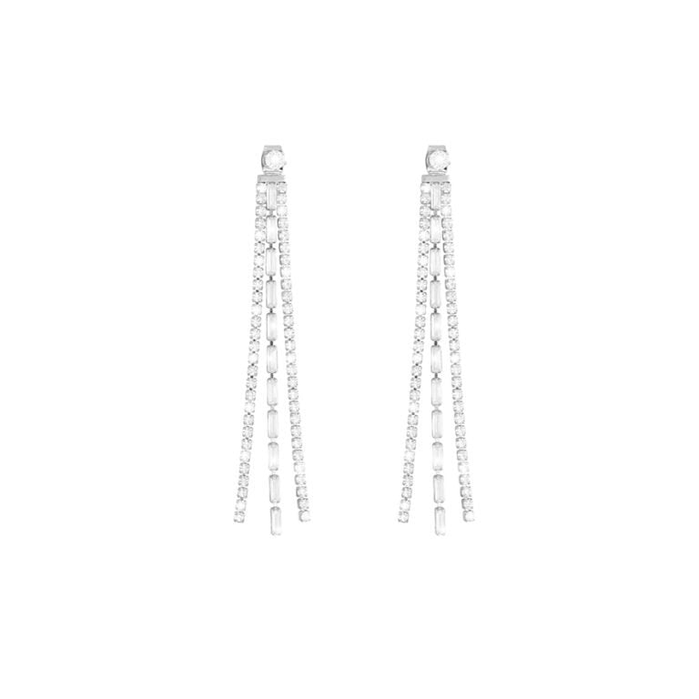 Orecchini pendenti Romantic Shine Bijoux Argento e Cristalli Stroili
