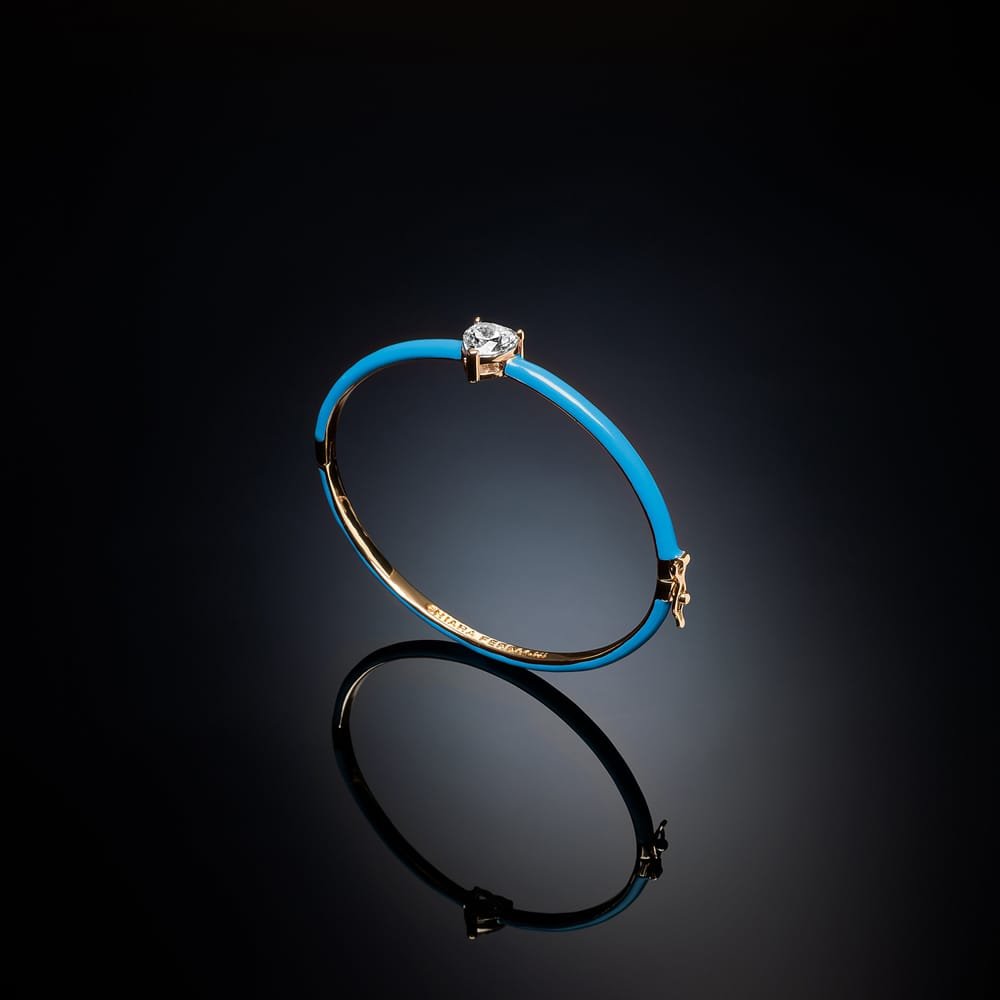 CHIARA FERRAGNI | Azure Love Parade Medium Size Bangle | J19AVI29