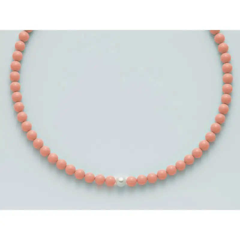 Collana Donna Miluna Terra E Mare Corallo Rosa e Perla PCL4821