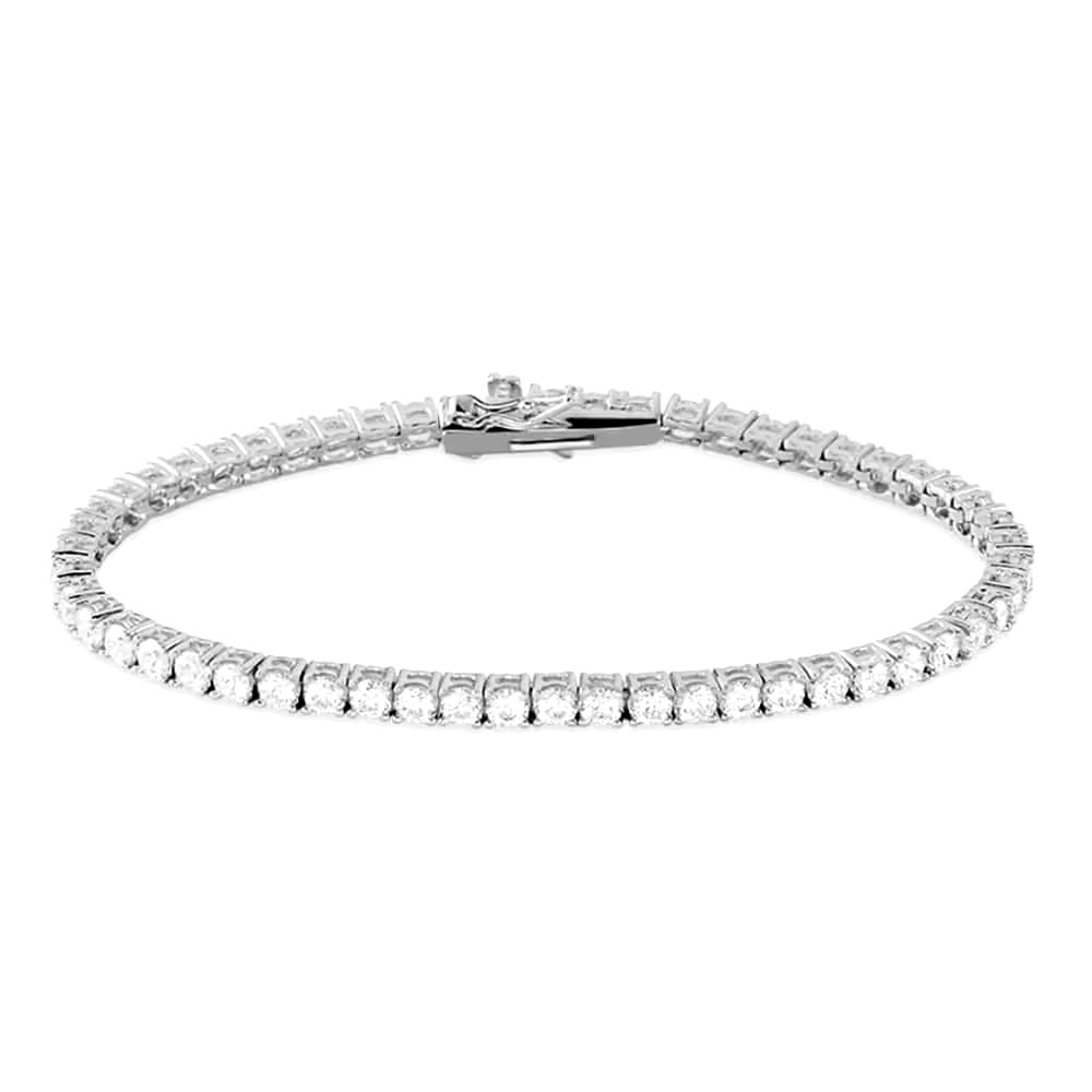 Bracciale tennis in argento 925 e zirconi