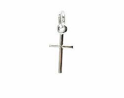 Croce Oro Bianco 18kt