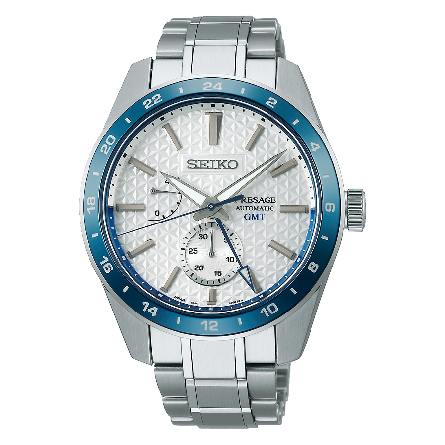 Orologio Seiko Presage SPB223J1 "Sharp Edged" GMT Limited Edition titanio