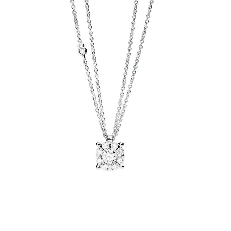 Collana in oro bianco 18 kt Salvini (Damiani) – Collezione Daphne