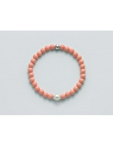 Bracciale Donna Miluna in corallo rosa