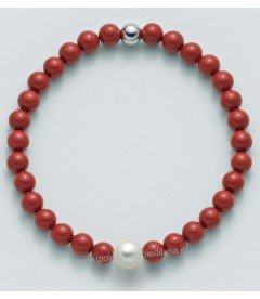 Bracciale Miluna Corallo rosso collezione Terra e Mare