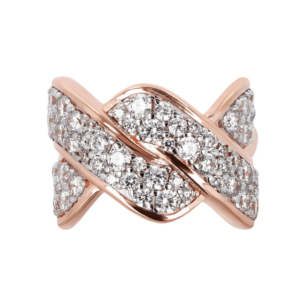 Anello intreccio rosé Bronzallure