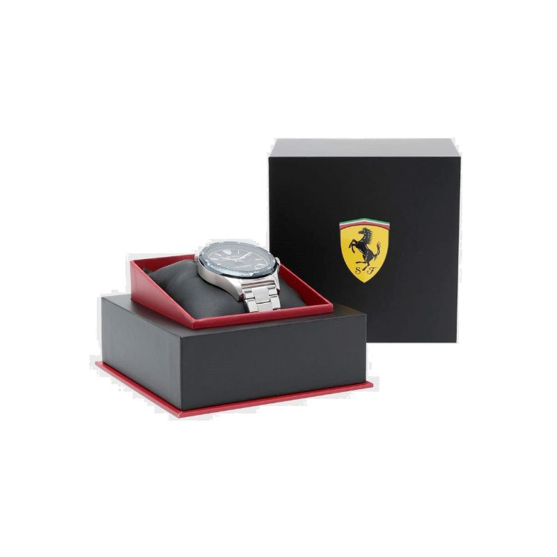 OROLOGIO PILOTA IN ACCIAIO CON QUADRANTE BLU (Scuderia Ferrari) - L7298