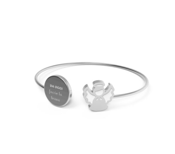 Bracciale 10 Buoni Propositi Silver Da Oggi faccio la brava - B5474
