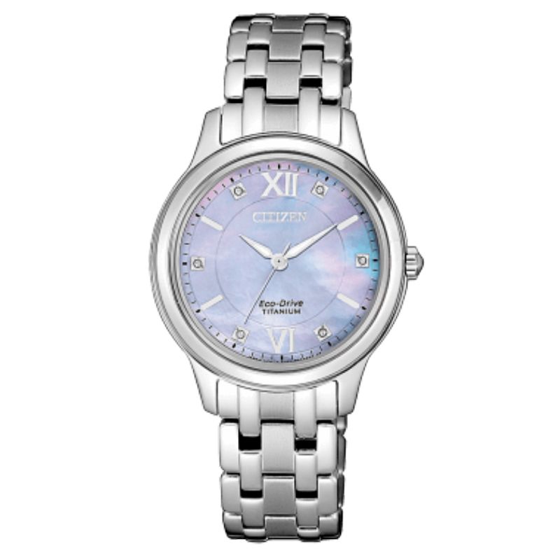 Citizen Orologio Analogico Quarzo Donna con Cinturino in Titanio - EM0720-85N