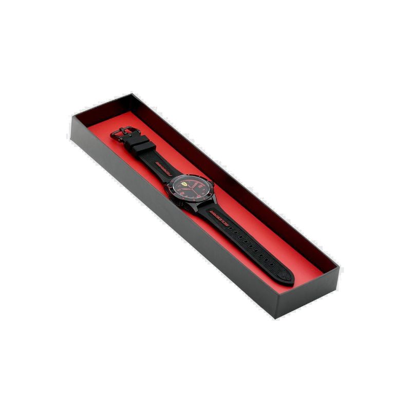 OROLOGIO RAGAZZO RED REV NERO CON DETTAGLI ROSSI (Scuderia Ferrari) - L7559K