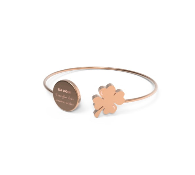 Bracciale 10 Buoni Propositi Rosè Da Oggi deve ancora venire - B5470/RO