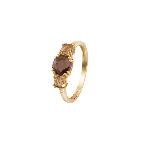 Anello in oro giallo con quarzo Joy Candy Bliss