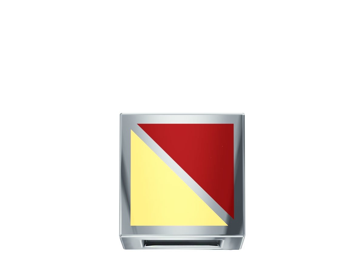 Lettera O Alfabeto Nautico in oro bianco Elements DonnaOro Ref. DCHFO3468