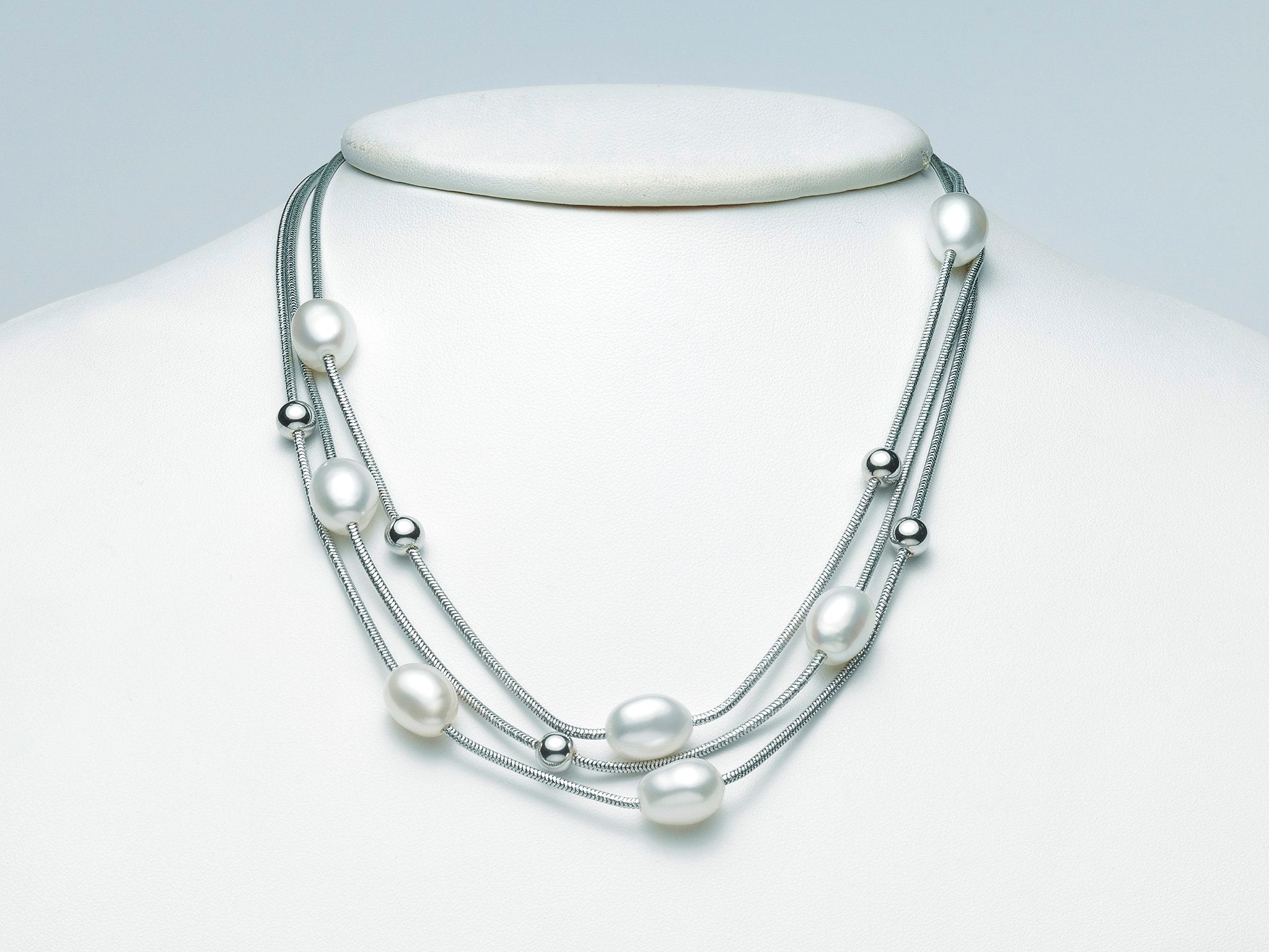 Girocollo Miluna Argento e PERLE PCL5816