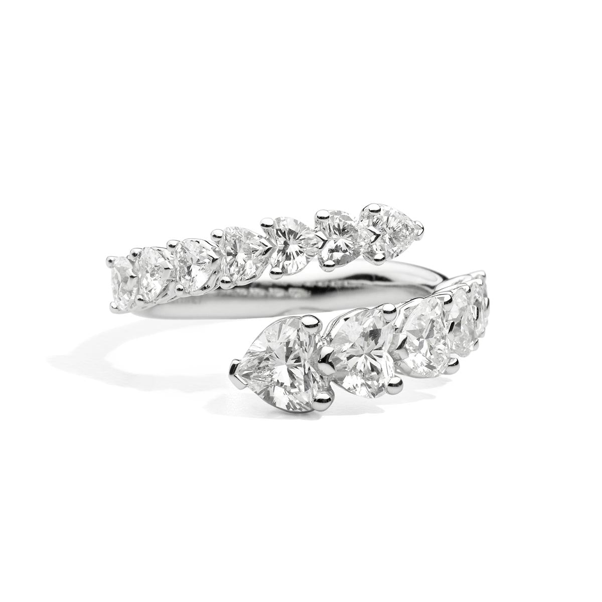Anello in oro bianco 18 KT e diamanti - Anniversary Love | Recarlo
