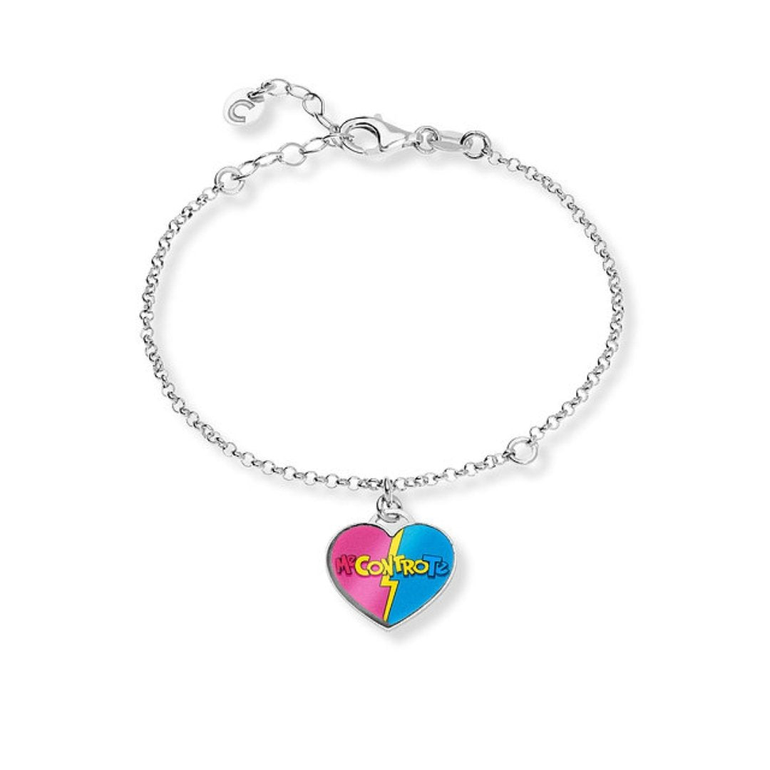 Bracciale cuore in Argento - Collezione ME CONTRO TE