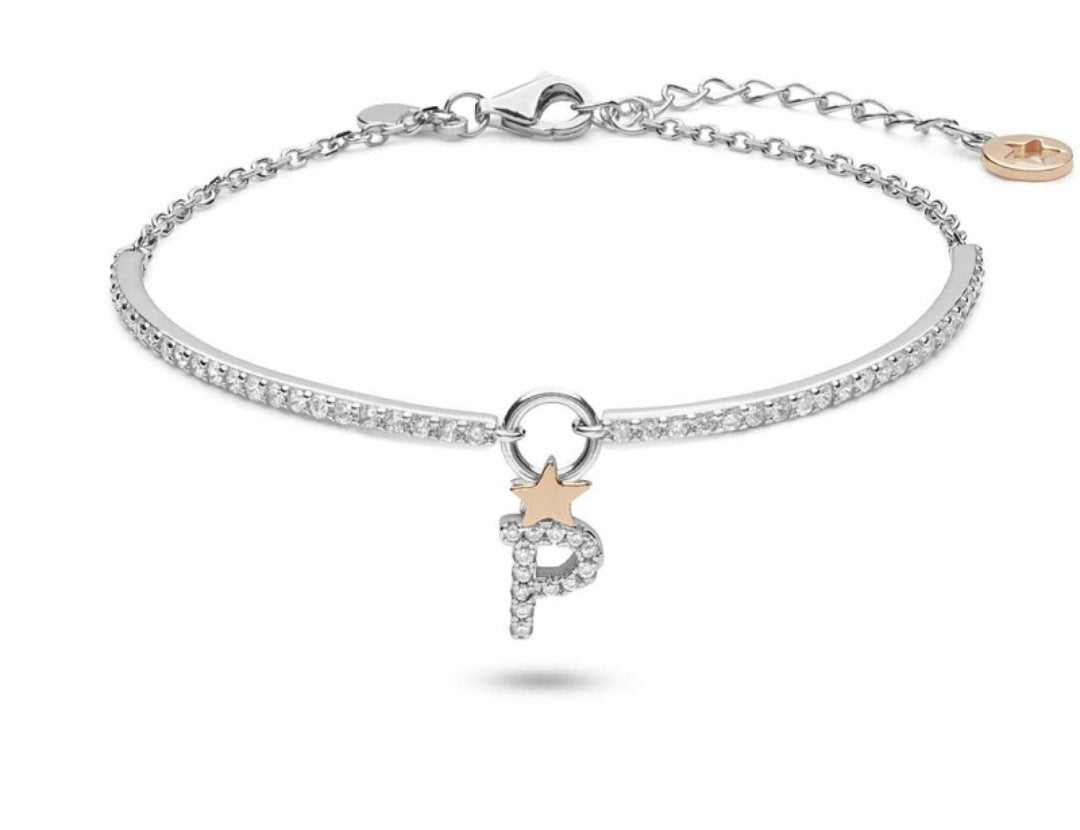 Bracciale Comete gioielli Stella lettera P