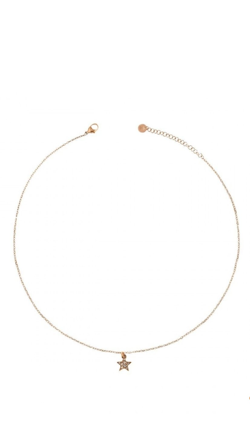 Collana Rue des Mille Stardust  GRZ-011 STE Stella dorata