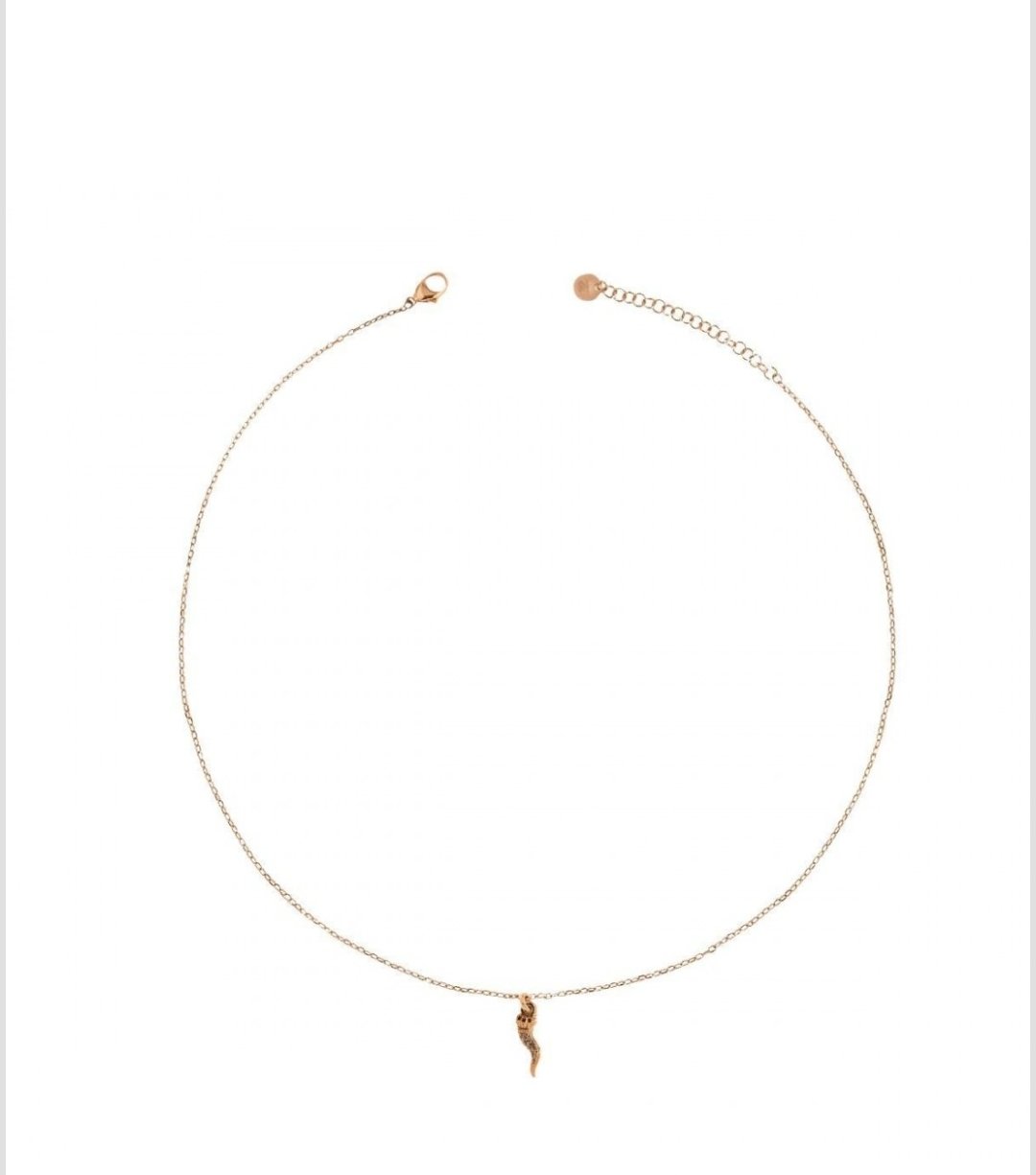 Collana Rue des Mille Stardust   GRZ-011 CORN Cornetto dorata