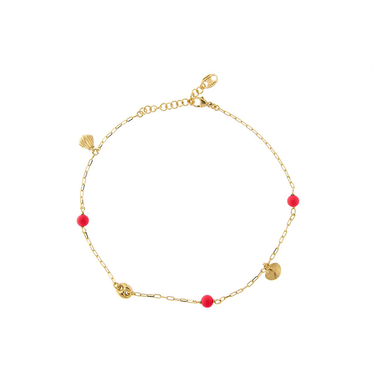 CAVIGLIERA - CHARMS CONCHIGLIE CORALLO