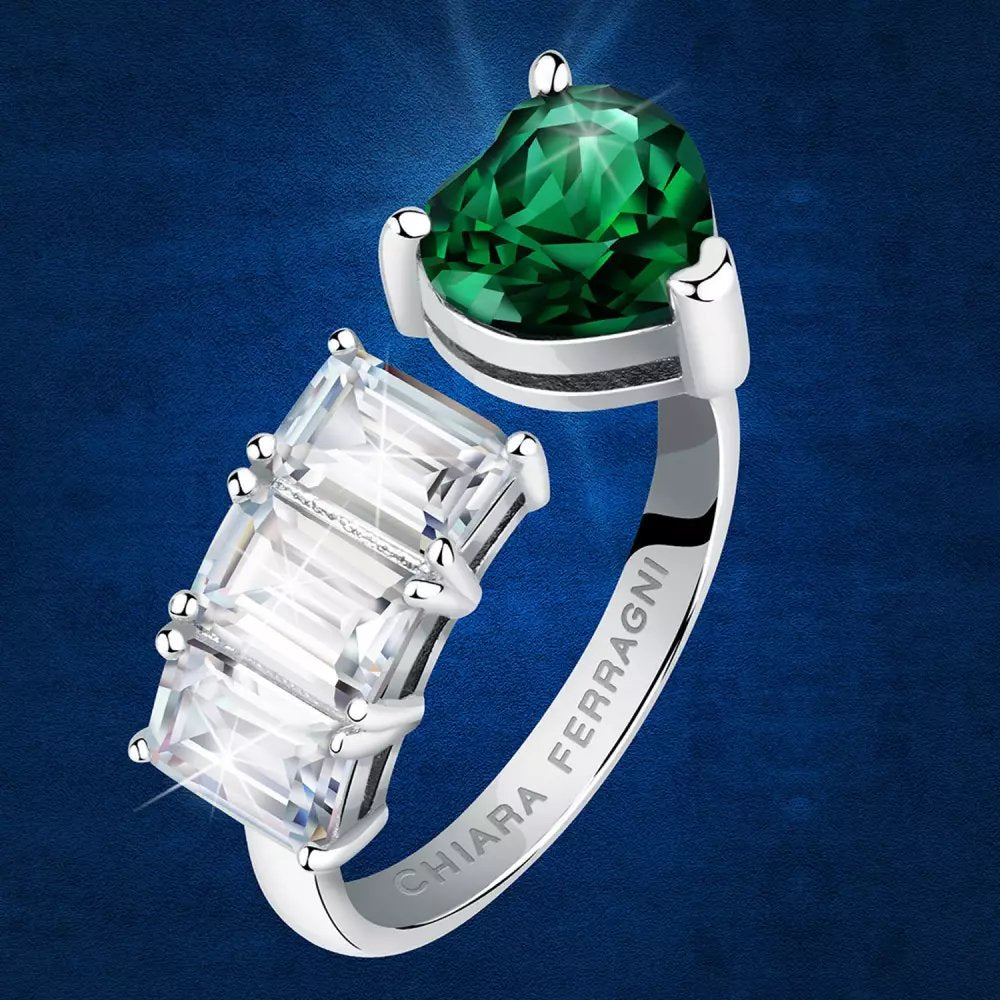 Anello Chiara Ferragni Brand Diamond heart - J19AUV350 12 regolabile