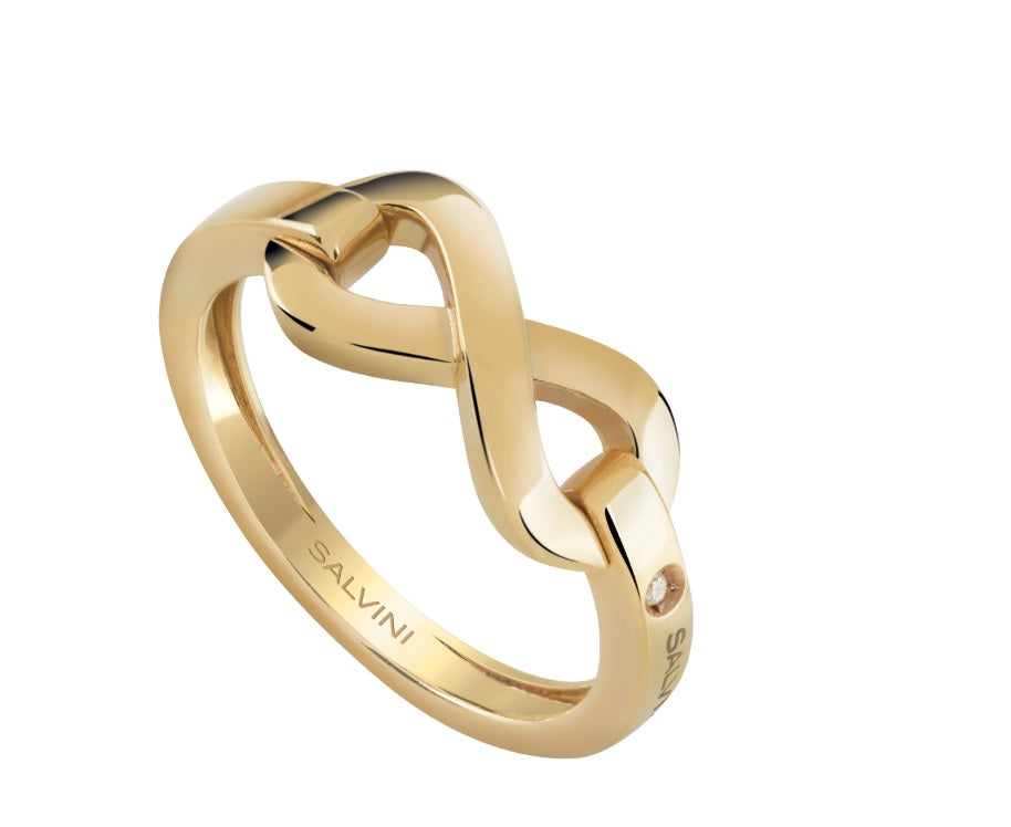 Anello Infinito in oro giallo di Salvini - 20085533