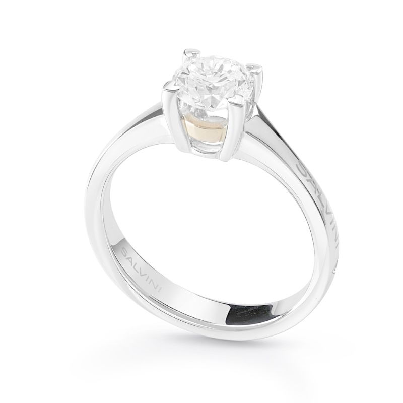 Anello in oro bianco 18 KT Salvini (casa Damiani) collezione Battito - 20074791