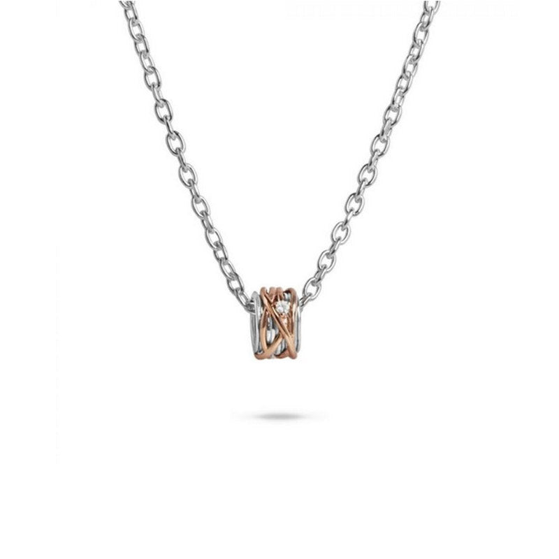 Anello mini in argento e oro rosa 9 KT Filodellavita della collezione Mini - AN1004ARBT