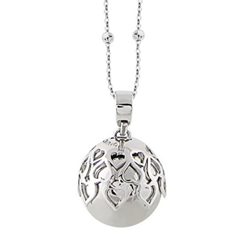 Collana con ciondolo sonoro e cuori traforati (BOCCADAMO) - TRGR01
