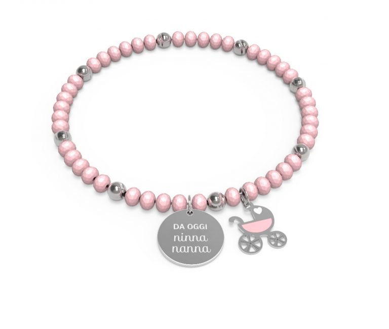 Bracciale 10 Buoni Propositi Rosa Da Oggi ninna nanna - B5480/RO
