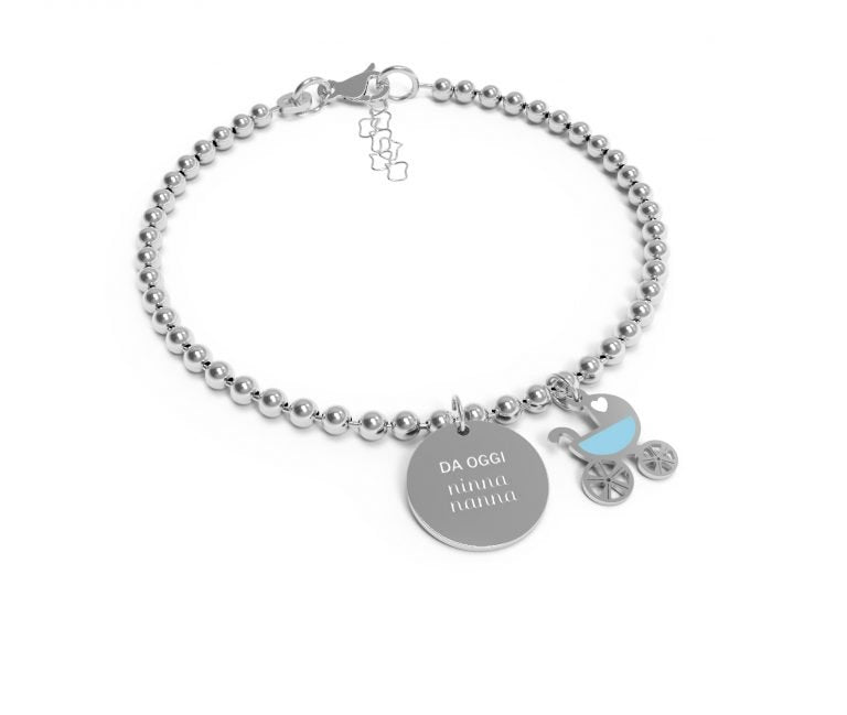 Bracciale 10 Buoni Propositi Acciaio Da Oggi ninna nanna - B5488/AZ