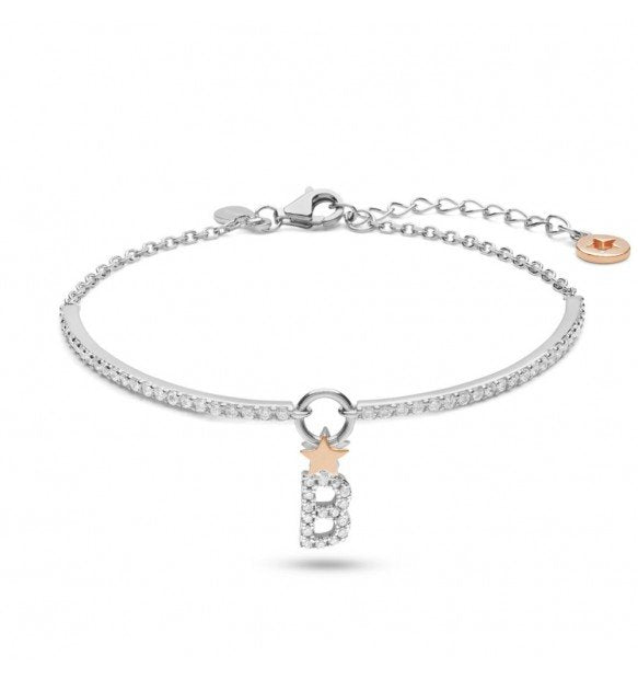 Bracciale Comete gioielli Stella lettera B donna BRA 178
