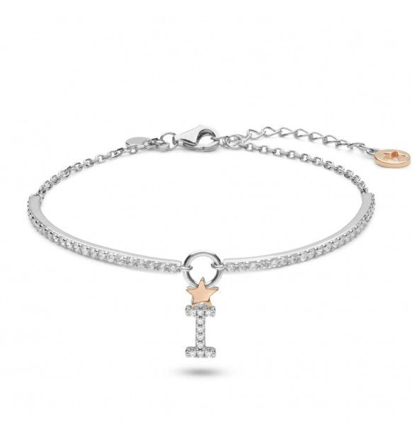 Bracciale Comete gioielli Stella lettera I donna BRA 185