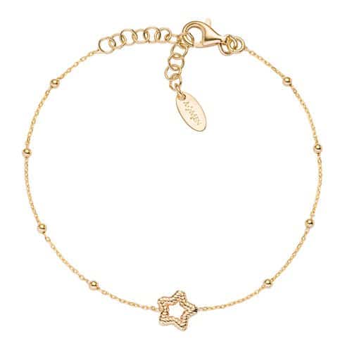 Bracciale Stella Godronato Dorato Amen