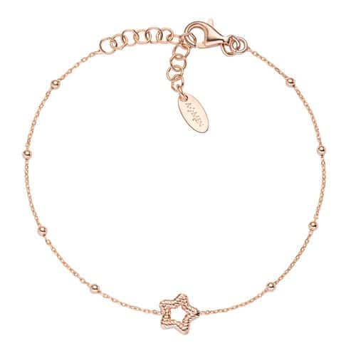 Bracciale Stella Godronato Rosè Amen