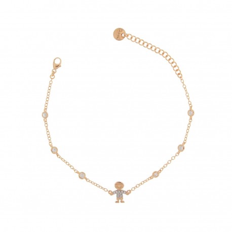 BRACCIALE CASTONI "STARDUST TALES" BIMBO CON ZIRCONI - RUE DES MILLE Codice prodotto: BRZ-007 BIMBO