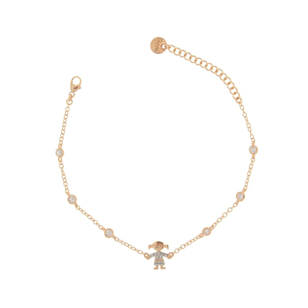 BRACCIALE CASTONI BIMBA ZIRCONI