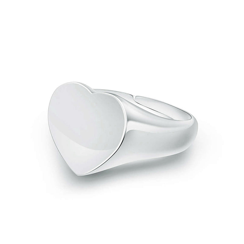 Anello donna argento cuore chevalier