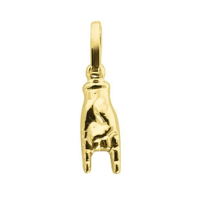 Ciondolo unisex mano con le corna