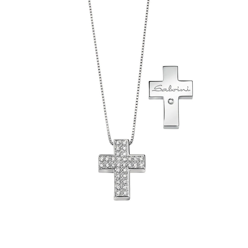 collana-donna-oro-bianco-con-croce-salvini