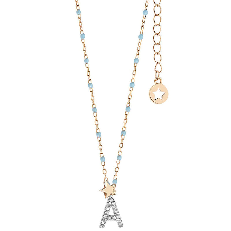 collana-donna-argento-lettera-A-comete-gioielli