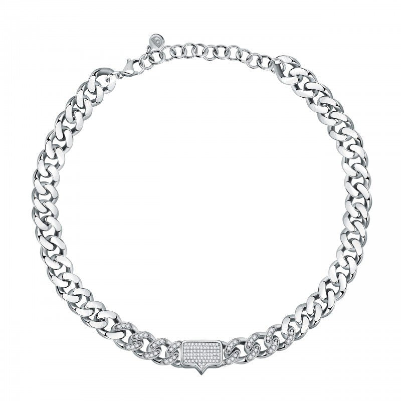 COLLANA DONNA GIROCOLLO BOSSY CHAIN GROUMETTE CON ZIRCONI- CHIARA FERRAGNI
Codice prodotto: J19AUW13