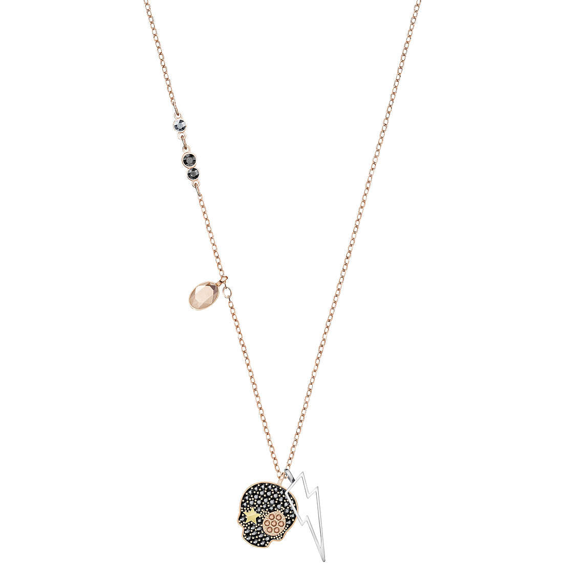 collana donna gioielli Swarovski Skull