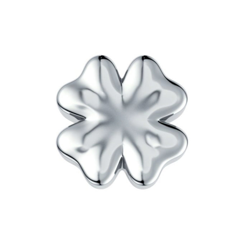 Elemento fantasia quadrifoglio  in oro bianco ELEMENTS (DonnaOro) - DCHF3316
