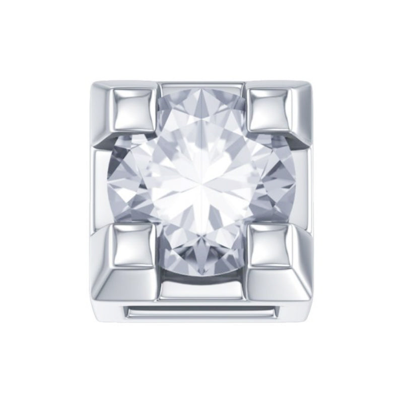 Griffe Oro Bianco con Diamanti ELEMENTS (DonnaOro) - DCHF3302
