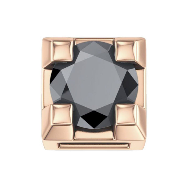 Griffe Oro Rosa con Diamanti Neri ELEMENTS (DonnaOro) - DCHF3305