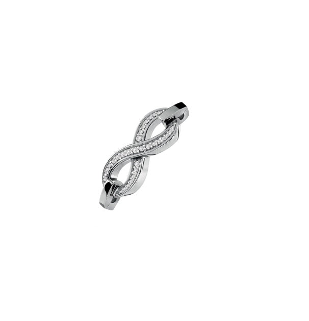 Charm Infinito in oro bianco con diamanti Salvini - 20085358